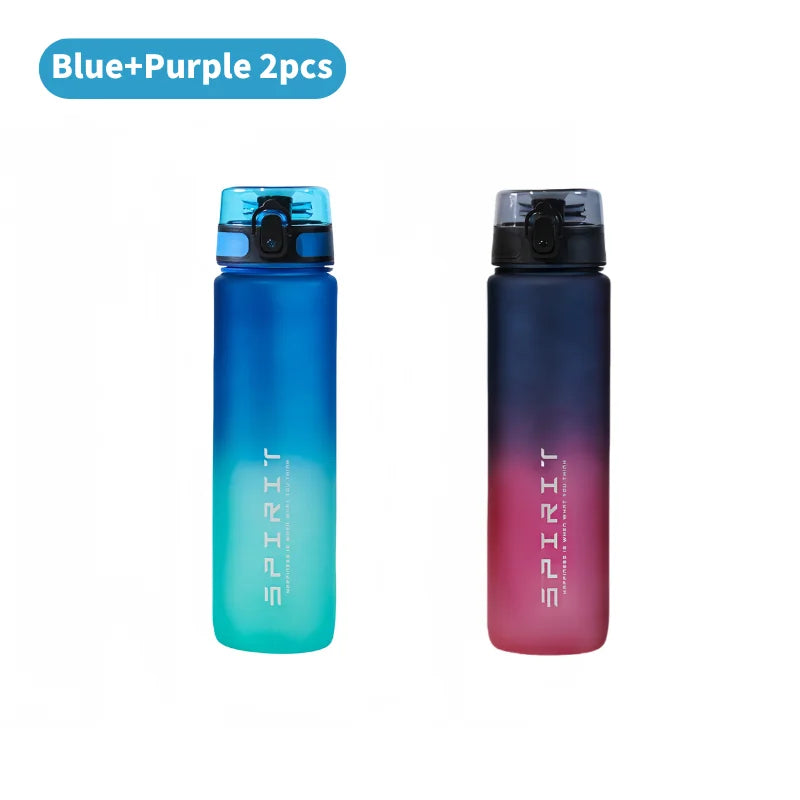 Garrafa de água esportiva de grande capacidade de 1000 ml