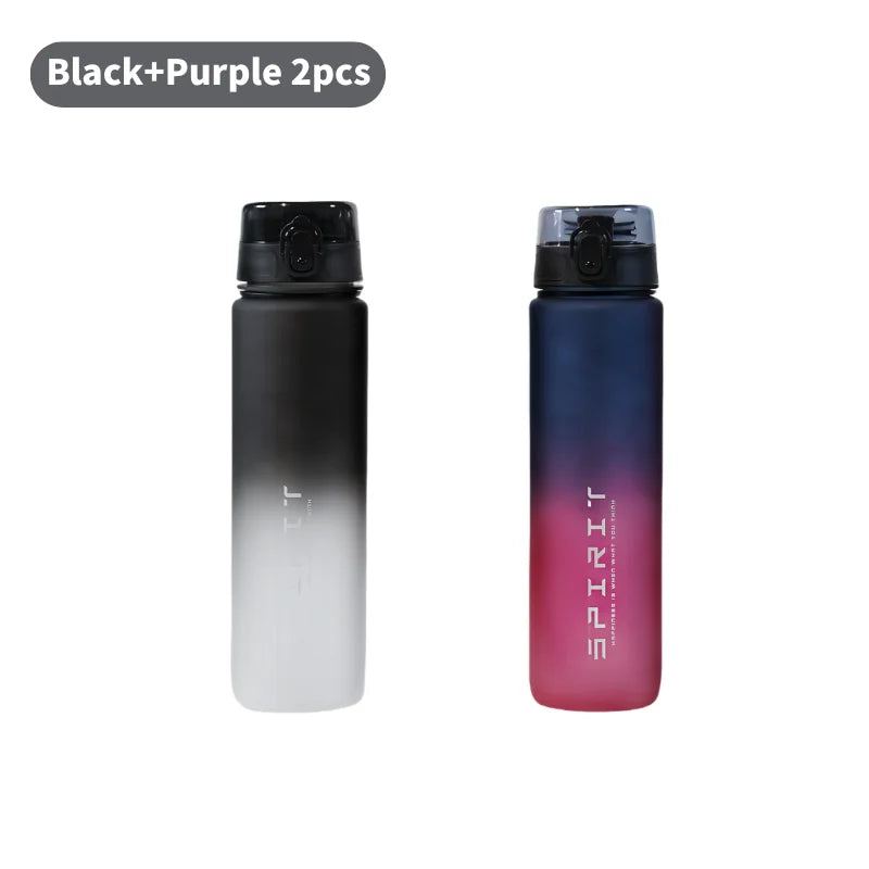 Garrafa de água esportiva de grande capacidade de 1000 ml