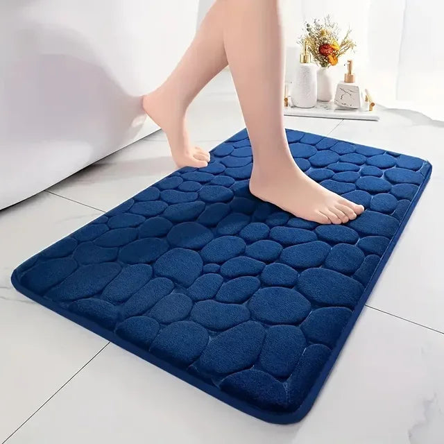 Tapete de banheiro antiderrapante 3D com alta absorção