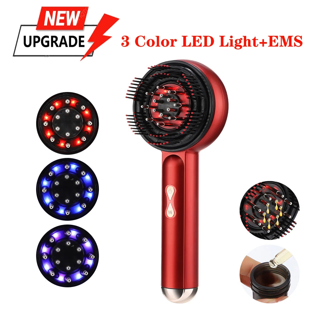 Massageador Capilar com Luz Vermelha Hailicare