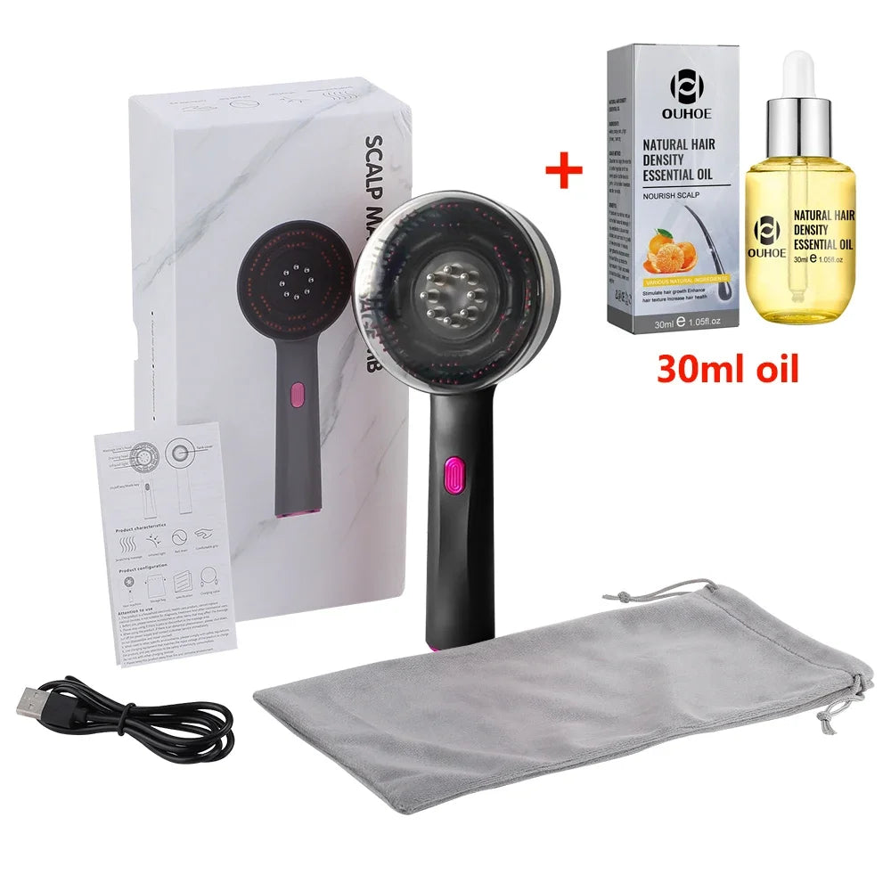 Massageador Capilar com Luz Vermelha Hailicare