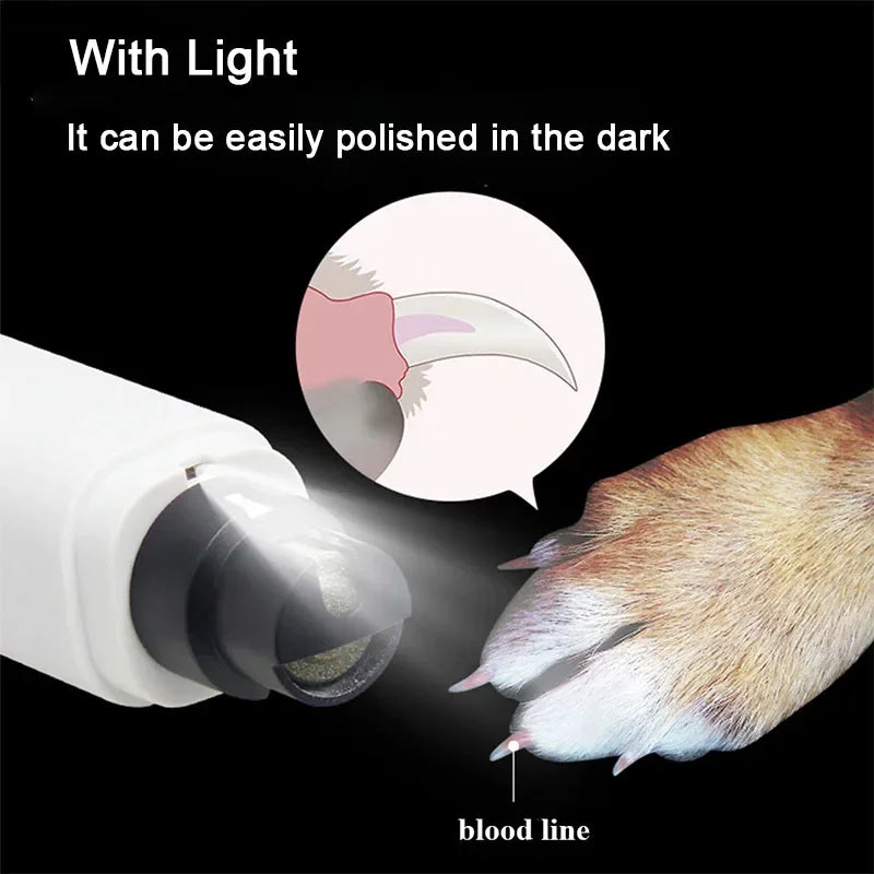 Lixador de Unhas Elétrico para Pets