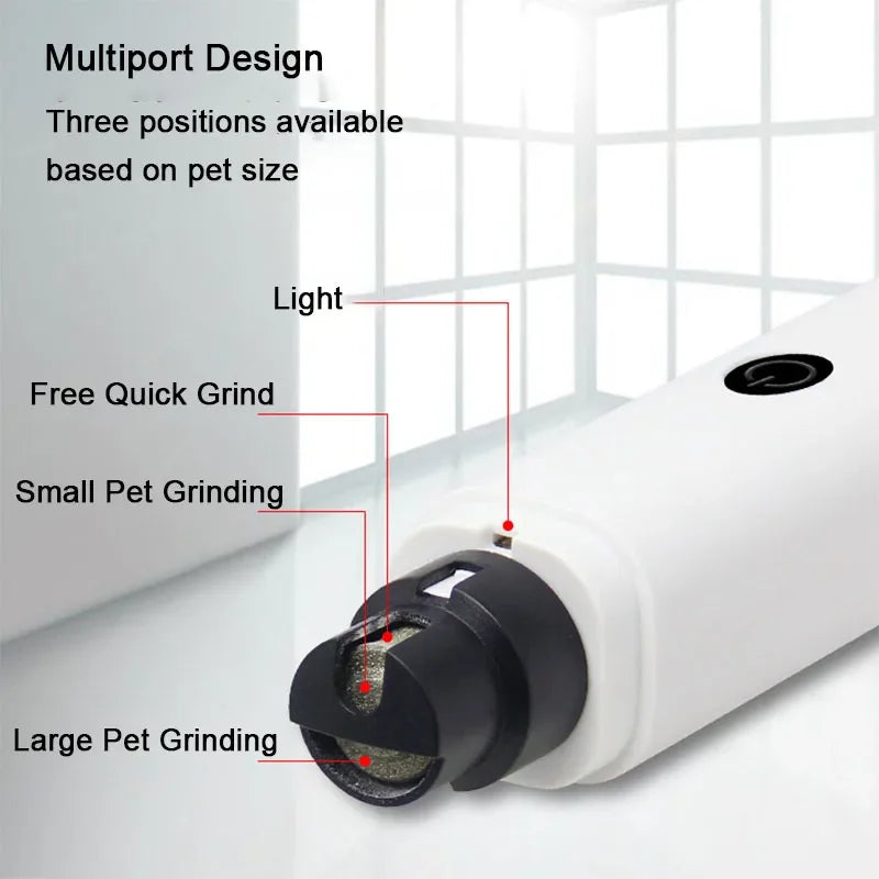 Lixador de Unhas Elétrico para Pets