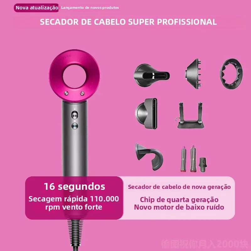Secador de cabelo de alta potência sem folhas 110.000 RPM