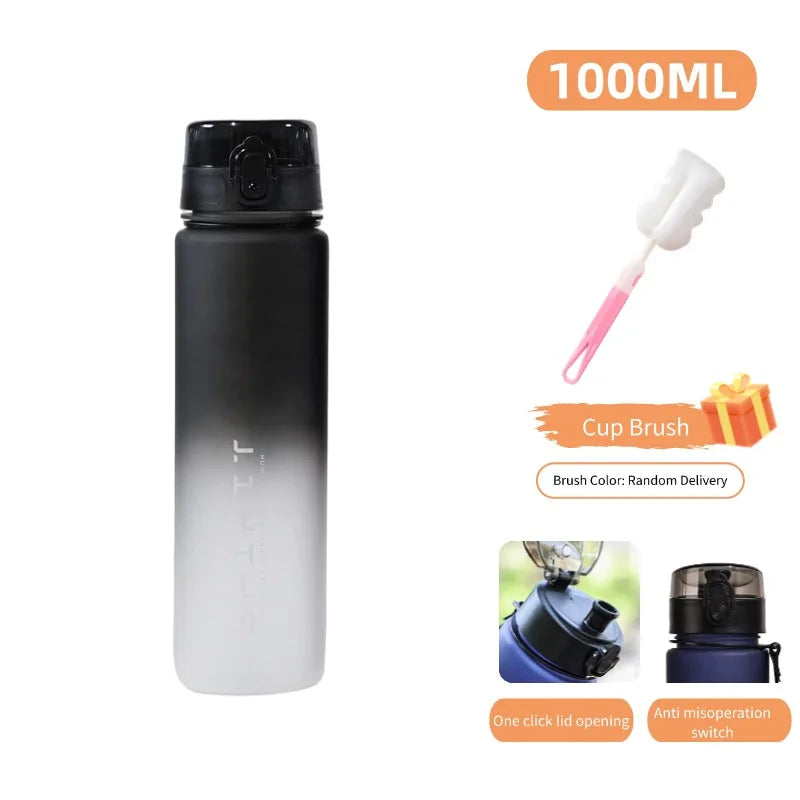 Garrafa de água esportiva de grande capacidade de 1000 ml