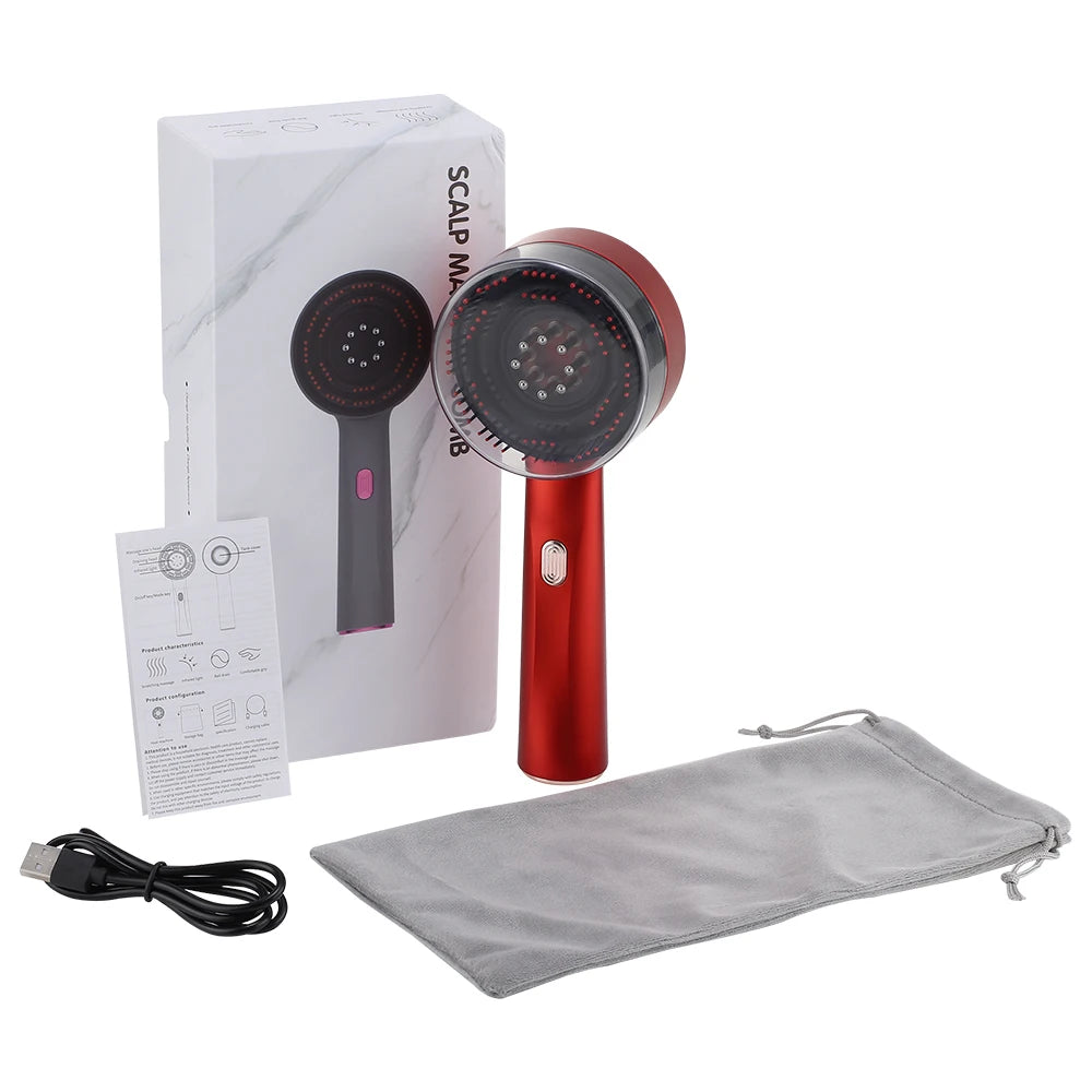 Massageador Capilar com Luz Vermelha Hailicare